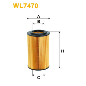 Масляный фильтр WIX FILTERS WL7470