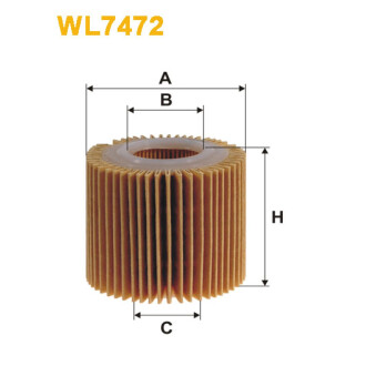 Фільтр олії WIX FILTERS WL7472