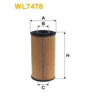 Масляний фільтр WIX FILTERS WL7478