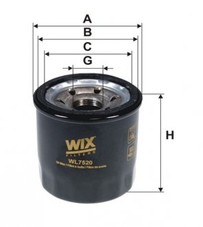 Масляный фильтр WIX FILTERS WL7520