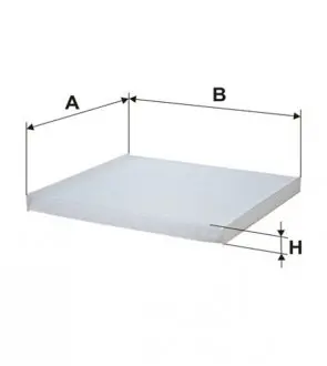 Фільтр, повітря у внутрішньому просторі WIX FILTERS WP2026