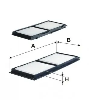 Фильтр, воздух во внутреннем пространстве WIX FILTERS WP2066