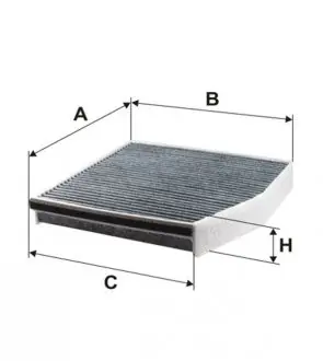 Фильтр, воздух во внутреннем пространстве WIX FILTERS WP2099