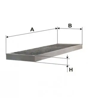 Фільтр, повітря у внутрішньому просторі WIX FILTERS WP6819