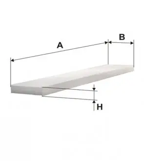 Фильтр, воздух во внутреннем пространстве WIX FILTERS WP6848