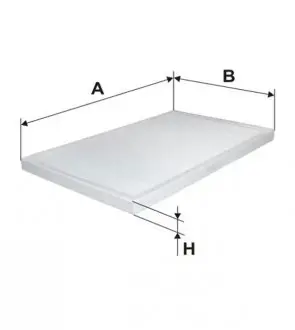 Фільтр, повітря у внутрішньому просторі WIX FILTERS WP6872