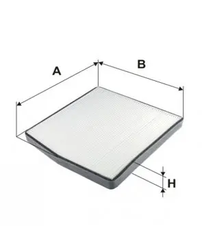 Фильтр, воздух во внутреннем пространстве WIX FILTERS WP9100