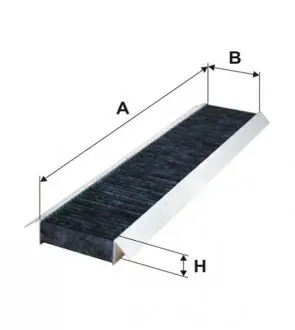 Фильтр, воздух во внутреннем пространстве WIX FILTERS WP9163