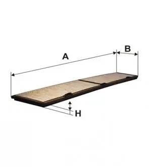 Фильтр, воздух во внутреннем пространстве WIX FILTERS WP9233
