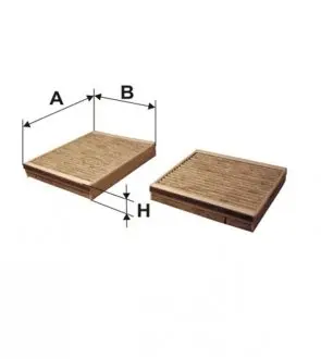 Фильтр, воздух во внутреннем пространстве WIX FILTERS WP9257