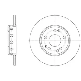 Гальмівний диск WOKING D6059.00