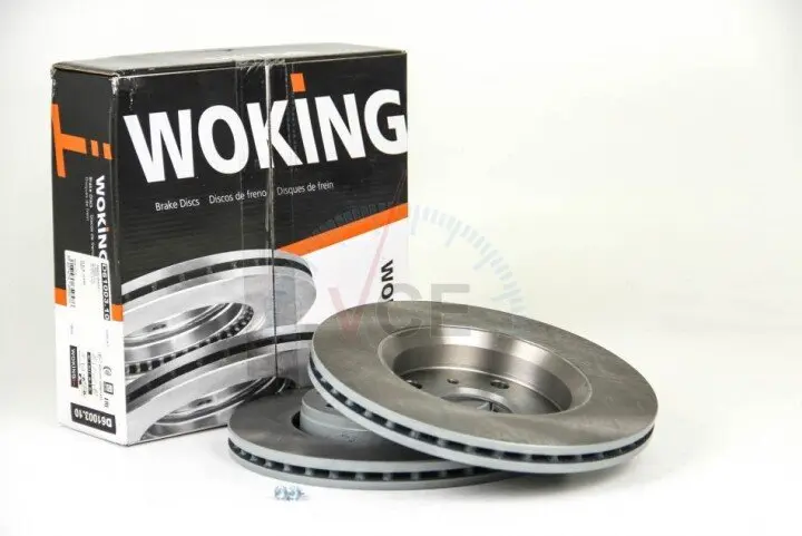 Тормозной диск перед. c1/c1 ii/107/108 05- (247x20) WOKING D61003.10 (фото 1)