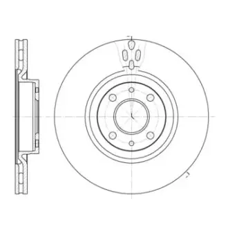 Гальмівний диск WOKING D6316.11