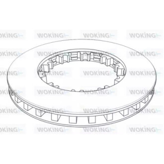 Гальмівні диски WOKING NSA1143.21