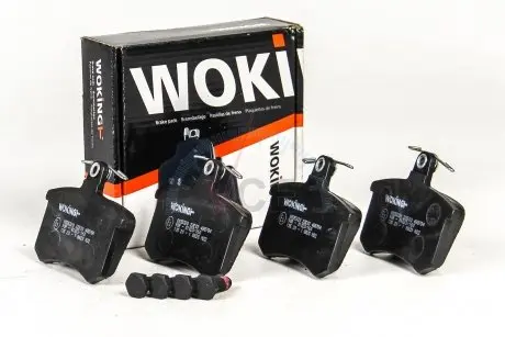 Комплект тормозных колодок, дисковый тормоз WOKING P0353.20