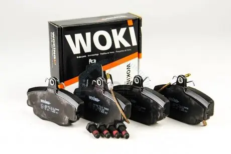 Комплект тормозных колодок, дисковый тормоз WOKING P0413.02
