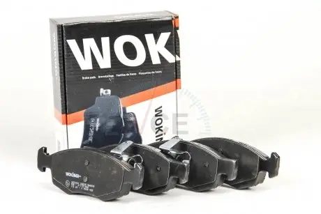Комплект тормозных колодок, дисковый тормоз WOKING P0723.30