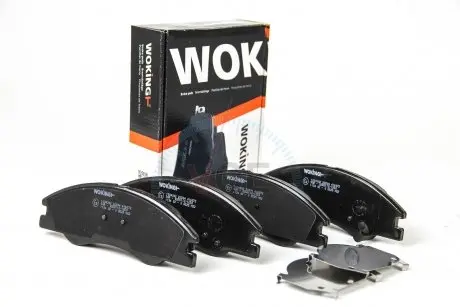 Тормозные колодки передние hyundai accent/kia rio 05- (mando) WOKING P10343.02