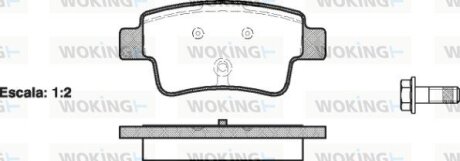 Гальмівні колодки WOKING P10983.00