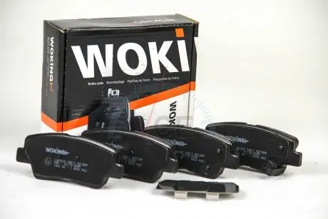 Комплект тормозных колодок, дисковый тормоз WOKING P12623.02