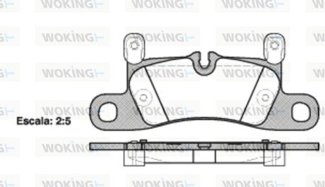 Гальмівні колодки WOKING P12793.20