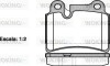 Колодки гальмівний диск. задн. (Remsa) VW Touareg I Brembo ver. (P13403.00) WOKING P1340300 (фото 1)