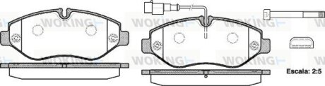 Тормозные колодки WOKING P13453.02