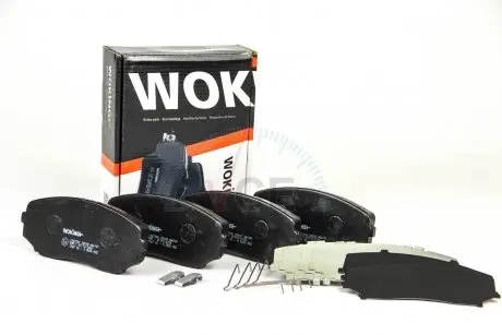Комплект тормозных колодок, дисковый тормоз WOKING P13673.02