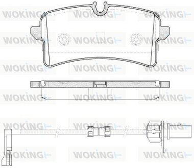 Тормозные колодки WOKING P14053.12