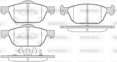 Тормозные колодки WOKING P14523.02