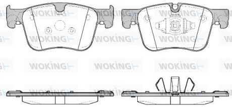 Колодки гальмівні WOKING P14603.10