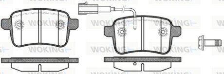 Тормозные колодки WOKING P15503.02