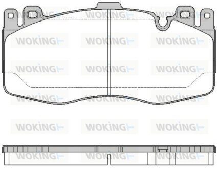 Гальмівні колодки WOKING P16423.00