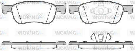 Гальмівні колодки WOKING P16763.00