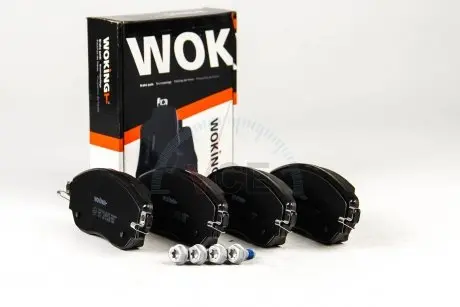 Комплект тормозных колодок, дисковый тормоз WOKING P17173.08