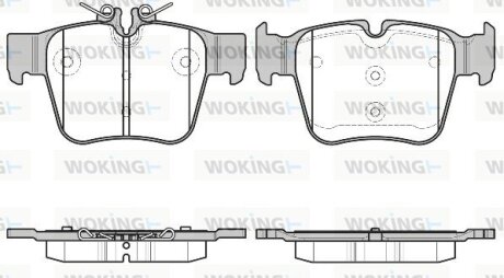 Гальмівні колодки WOKING P17973.00