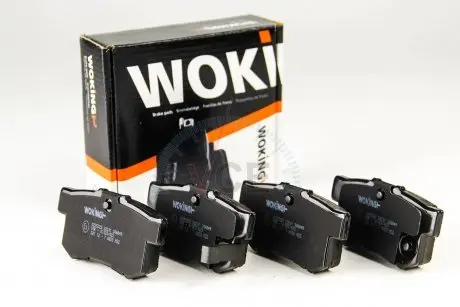 Гальмівні колодки зад. Civic 98-/accord/suzuki kizashi /sx4 98- (akebono) (47,8x88,9x15,4) WOKING P2253.22