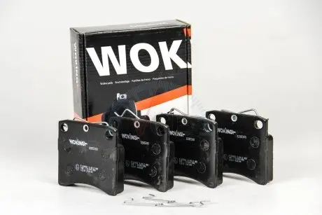 Комплект гальмівних колодок, дискове гальмо WOKING P2853.00