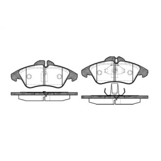 Комплект тормозных колодок, дисковый тормоз WOKING P4783.00