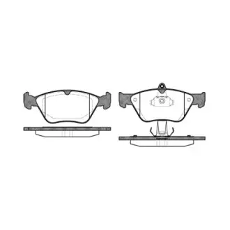 Тормозные колодки дисковые. WOKING P5683.00