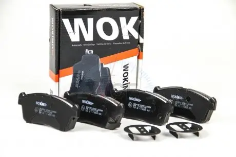 Гальмівні колодки передні chevrolet cruze / subaru justy / suzuki ignis / nissan pixo 1.0-2.5 00- WOKING P6243.02