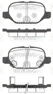 Тормозные колодки WOKING P6273.32