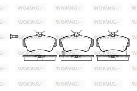 Тормозные колодки WOKING P6533.02