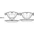 Тормозные колодки перед. bmw 3 (e90)/5 (e60)/7 (e65) 02-13 (ate) WOKING P9573.10 (фото 7)