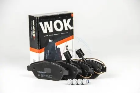 Комплект тормозных колодок, дисковый тормоз WOKING P9593.12