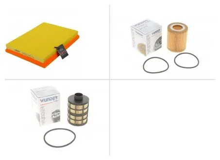 Комплект заміни фільтрів Opel (Опель) Astra H (Астра Аш) 1.9 CDTI (L48) Z 19 DTL WUNDER ТО-0000036