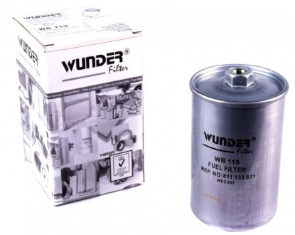 Фильтр топливный vw golf ii 1.8 gti 16v 86- WUNDER WB 119 (фото 1)