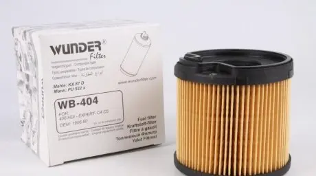 Фильтр топливный fiat scudo/citroen jumpy/peugeot expert 2.0jtd/hdi 99-04 (с-ма bosch) WUNDER WB 404