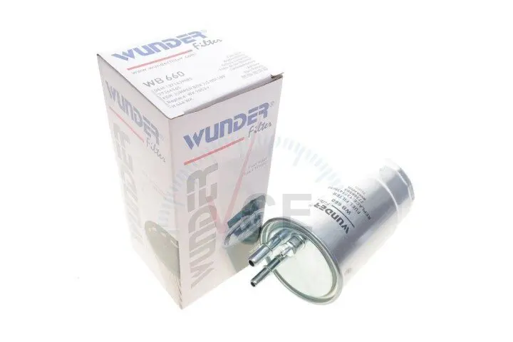 Фильтр топливный peugeot boxer/fiat ducato 2.0d/2.3d/3.0d 07- WUNDER WB 660 (фото 1)