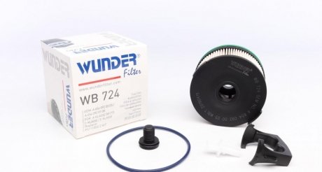 Фільтр паливний mb om654 / sprinter om 651 18- WUNDER WB 724 (фото 1)
